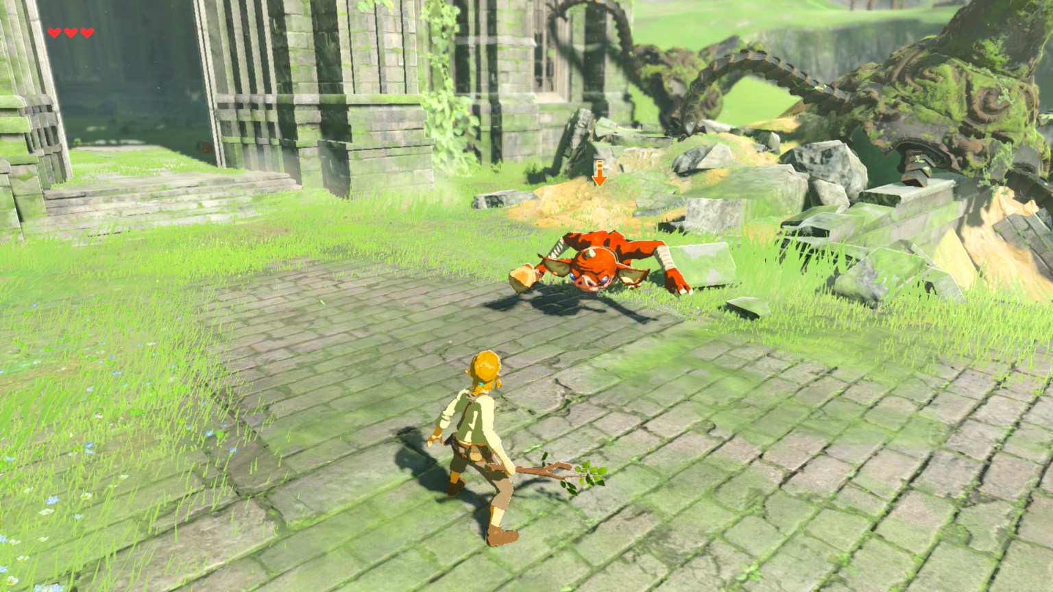 Bokoblin guarding the Temple of Time