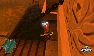 Rupees on the chains of the main gate