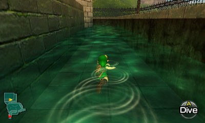 Swimming through the moat so the guards don't find you